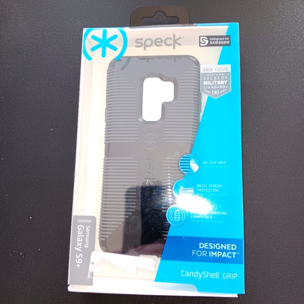Speck CandyShell Grip Case for Samsung Galaxy S9+ Black